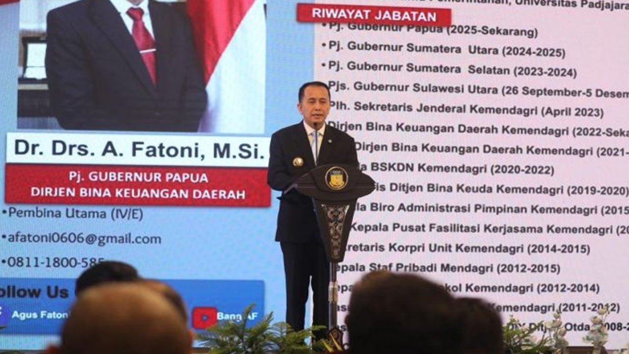 Pj Gubernur Papua Fatoni Harap SP2D Online Dapat Mencegah Praktik Korupsi